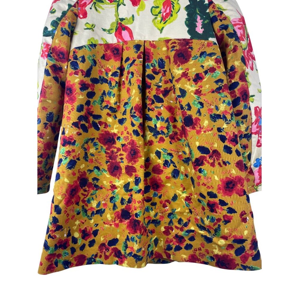 ANTHROPOLOGIE ELEVENSES LEOPARDLILY CAR COAT SWING JACKET US 2 Lined GUC - Picture 10 of 11